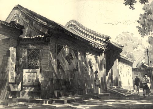 北京礼士胡同四合院